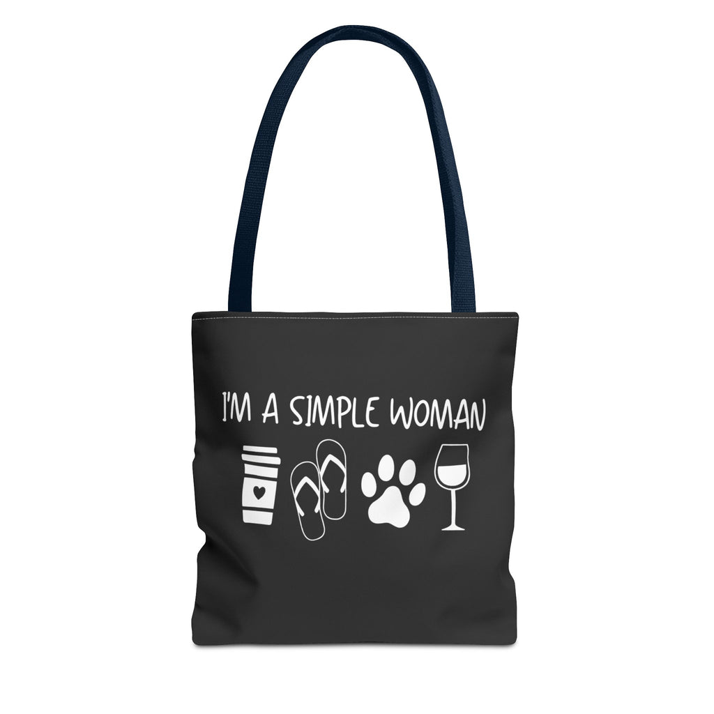 Doodle Dog Gift - I’m a Simple Woman Tote Bag  - Funny Labradoodle - Berendoodle - Sheepadoodle Tote
