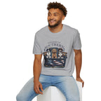Southern Dogs T-Shirt — Where the road is open and the dogs ride along.