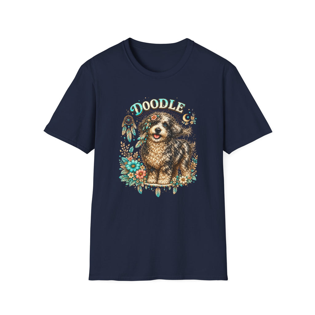 Bohemian Dog Lover T-Shirt - Celebrate your love for your favorite doodle.