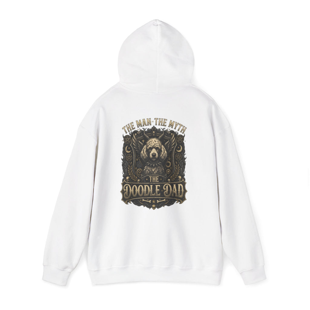 The Man The Myth The Doodle Dad - A vintage inspired retro hoodie