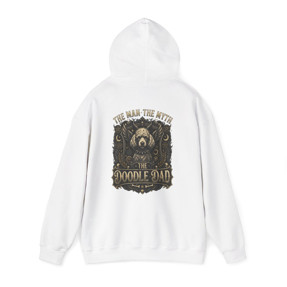 The Man The Myth The Doodle Dad - A vintage inspired retro hoodie
