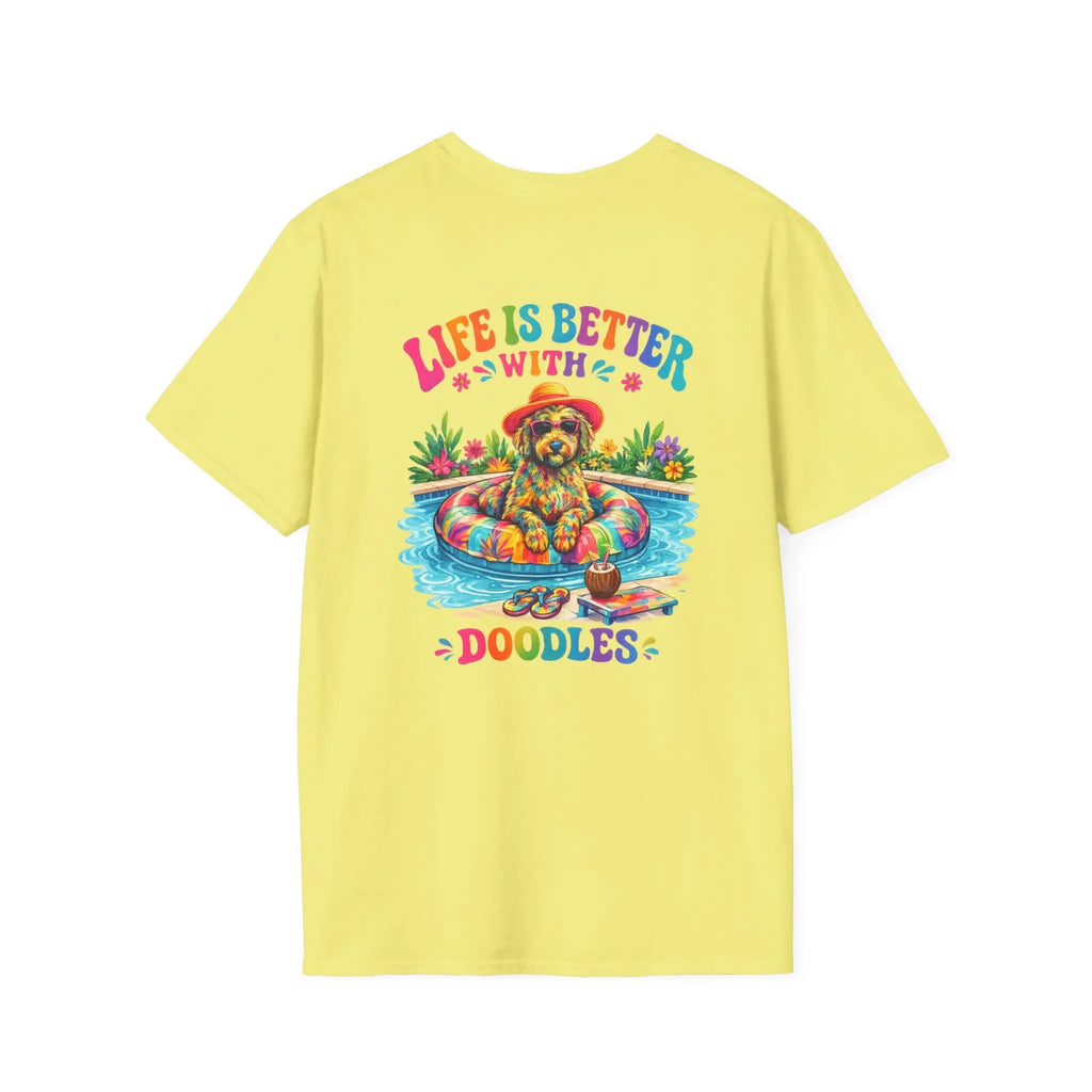 Life Is Better With A Doodle T Shirt Printify