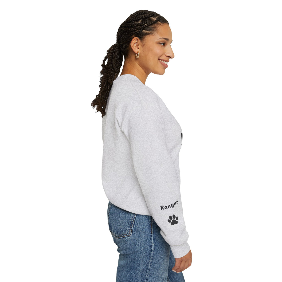 Personalized  - Walking My Doodle Can’t Go Sweatshirt - Add Your Dogs Name to the Sleeve!