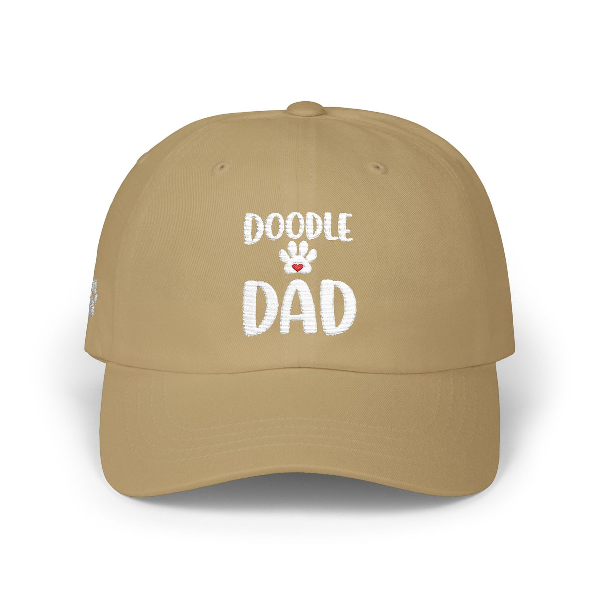 Mens - Doodle Dad Embroidered Baseball Cap, Dog Dad Hat With Paw Print, Goldendoodle Dad Gift, Adjustable Doodle Lover Hat