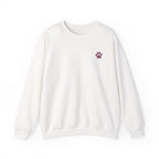 Doodle Mom - Doodles Make Everything Better Purple Heart Sweatshirt - Life’s better with paws, love, and a little retro groove.