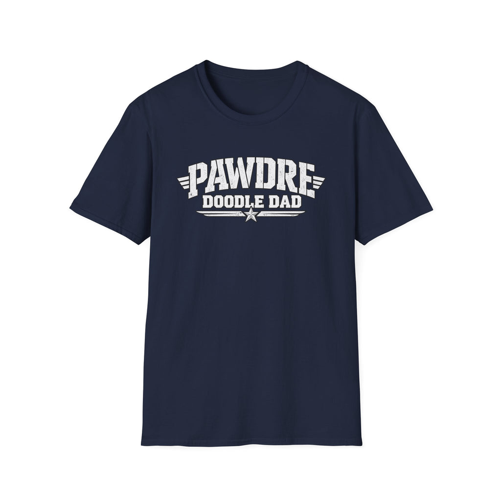 Pawdre Doodle Dad Military T - Shirt - A special bond between dad and dog.