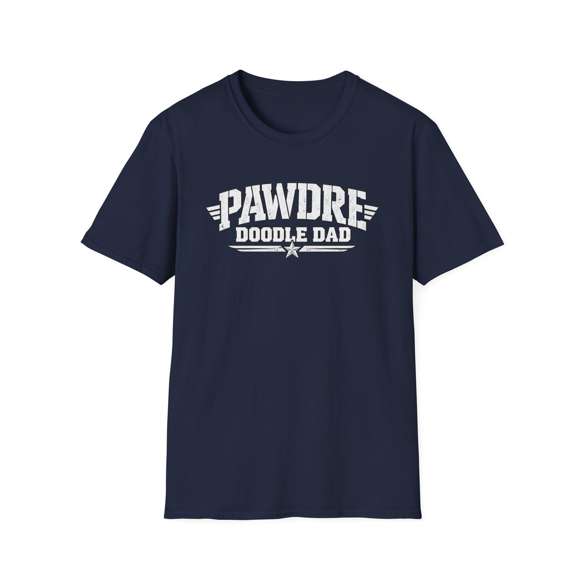 Pawdre Doodle Dad Military T - Shirt - A special bond between dad and dog.