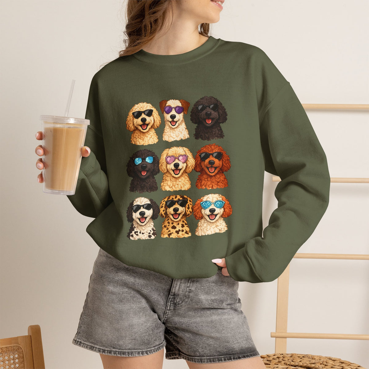 It’s All About the Doodles Sweatshirt - Nine shades-wearing fluffballs, one seriously cute sweatshirt.