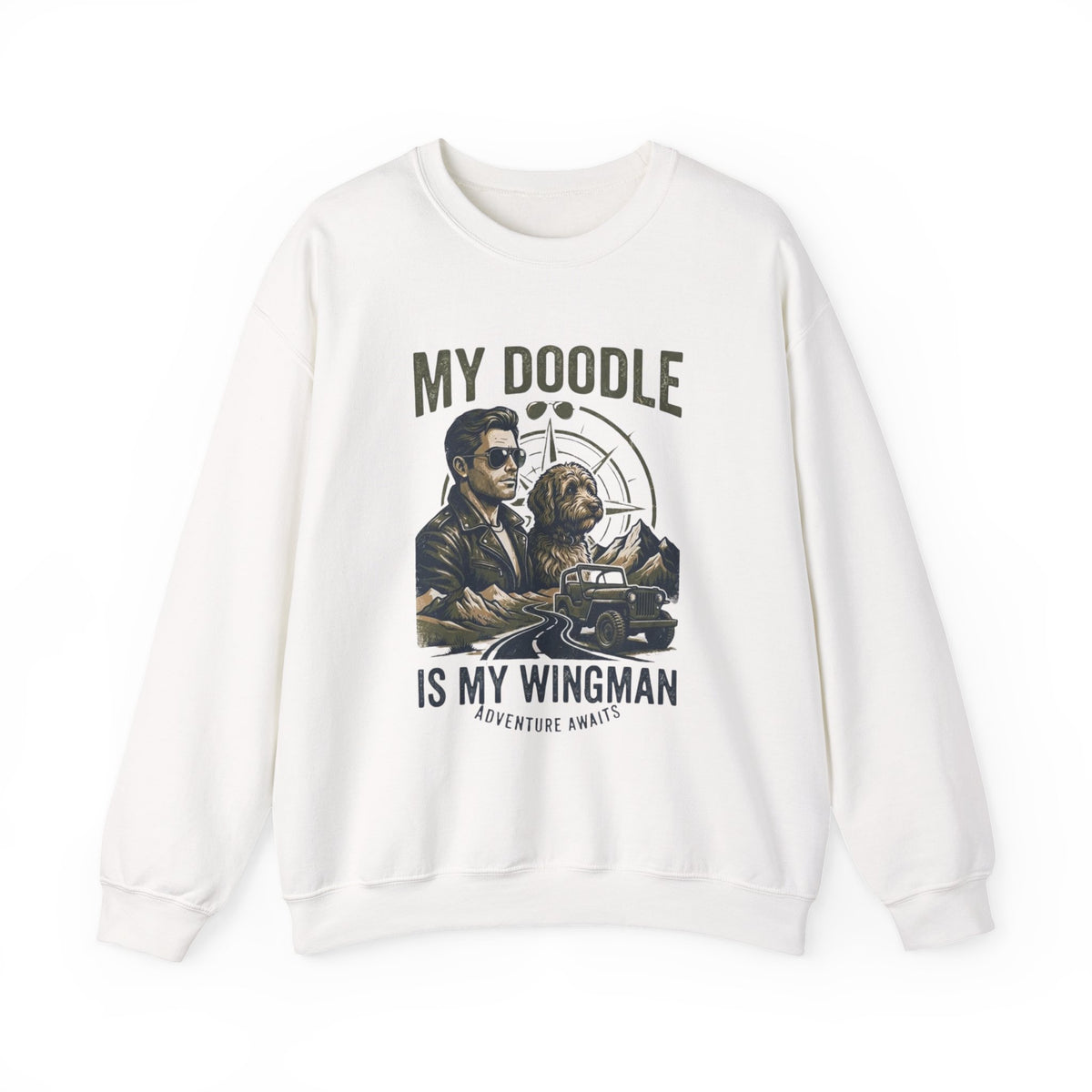 My Doodle Is My Wingman Shirt - Funny Doodle Dog Tee - Goldendoodle & Labradoodle Lover Gift