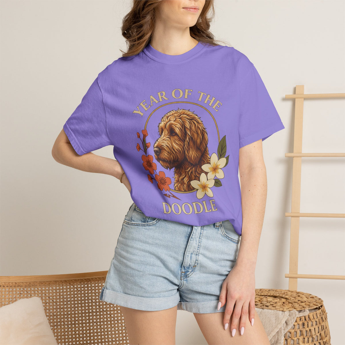 Year of the Doodle T-Shirt – Doodle Dog Mom Graphic Tee – Goldendoodle Lover Shirt