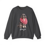 Bougie Doodle Sweatshirt - Funny Goldendoodle Crewneck - Glam Dog with Sunglasses - Sassy Doodle Mom Gift - Fashionista Dog Lover Pullover