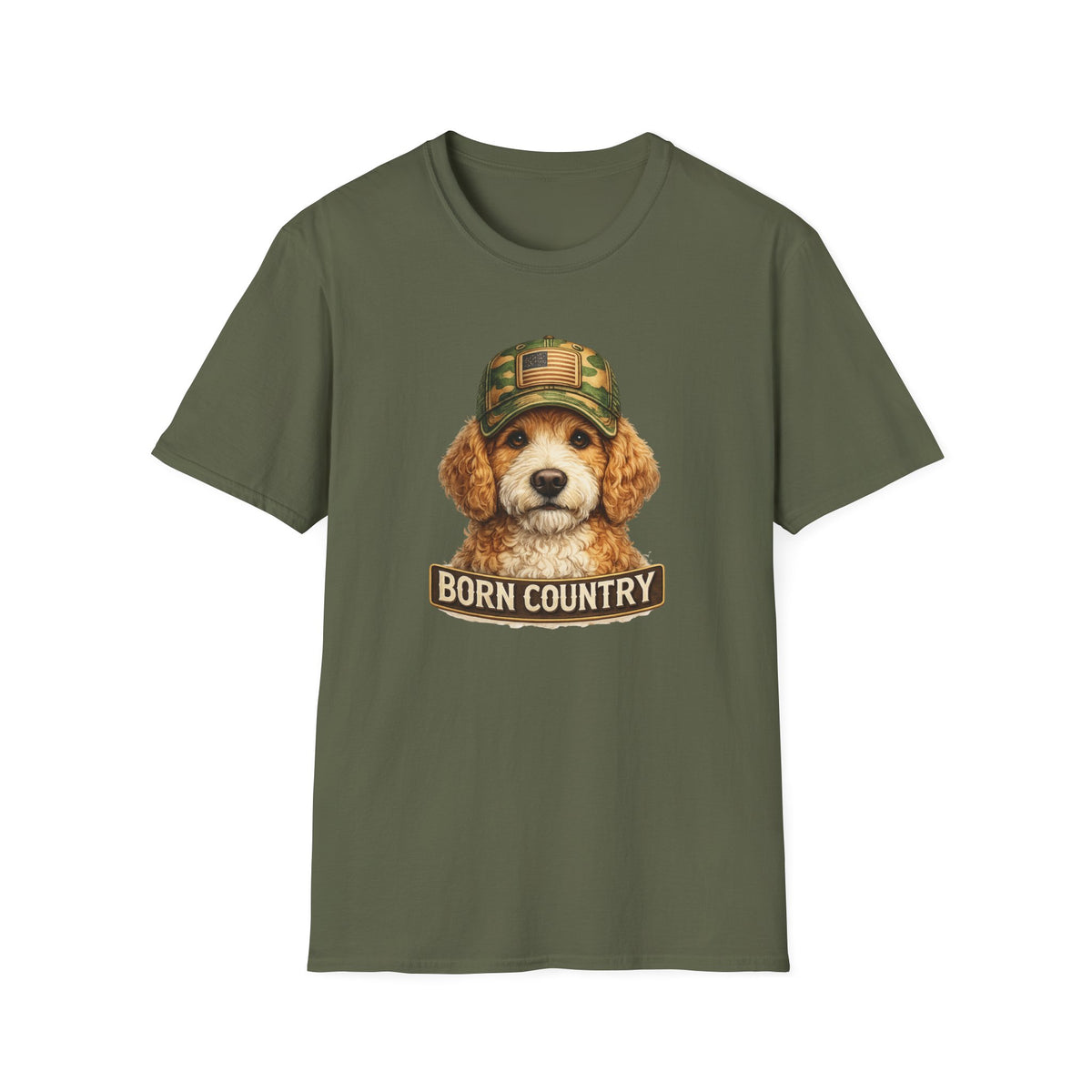 Born Country Doodle T-Shirt — Country isn’t a lifestyle. It’s who you are.
