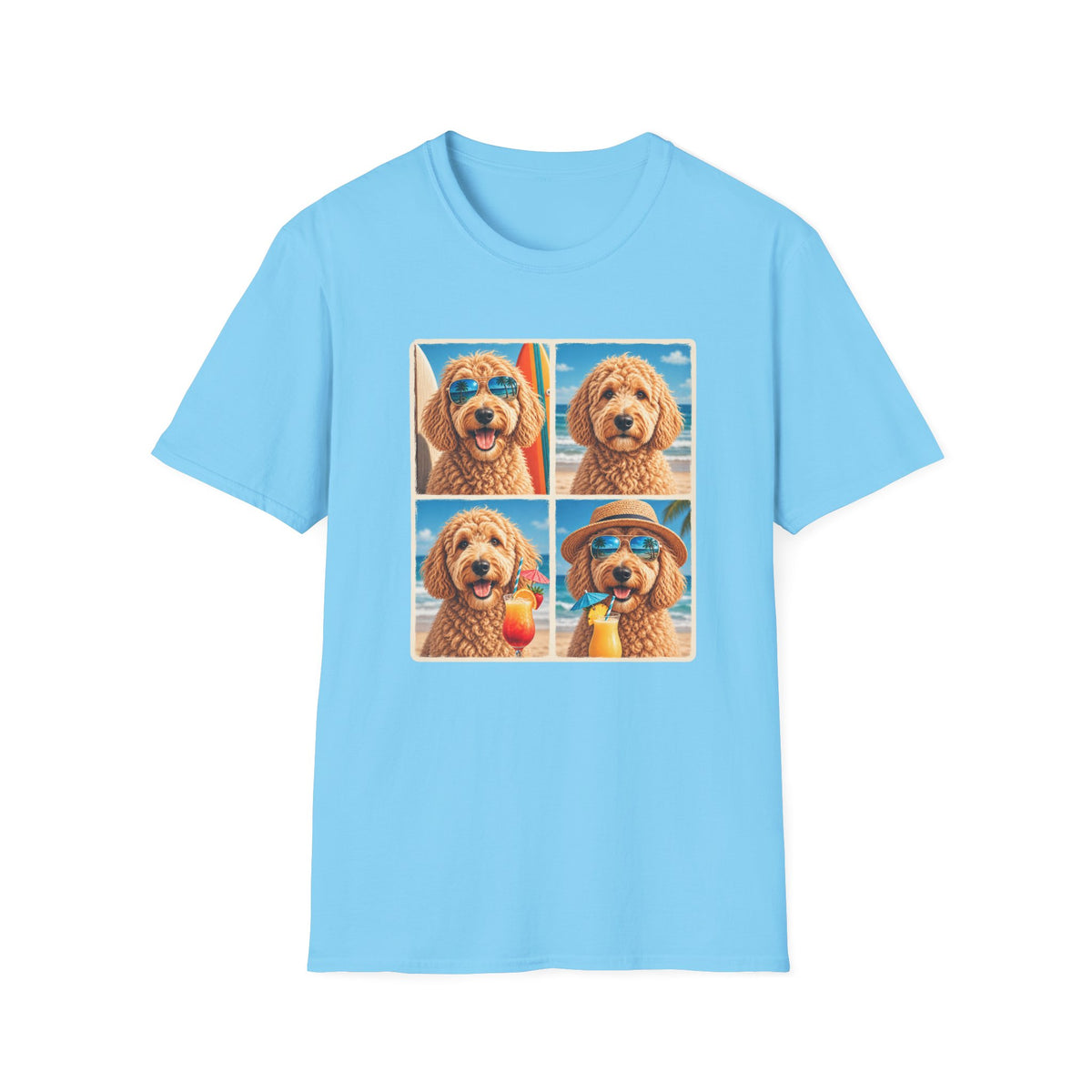 Doodle Groovin’  T-Shirt - Sunshine. Adventure. Cocktails. Doodles. Repeat.