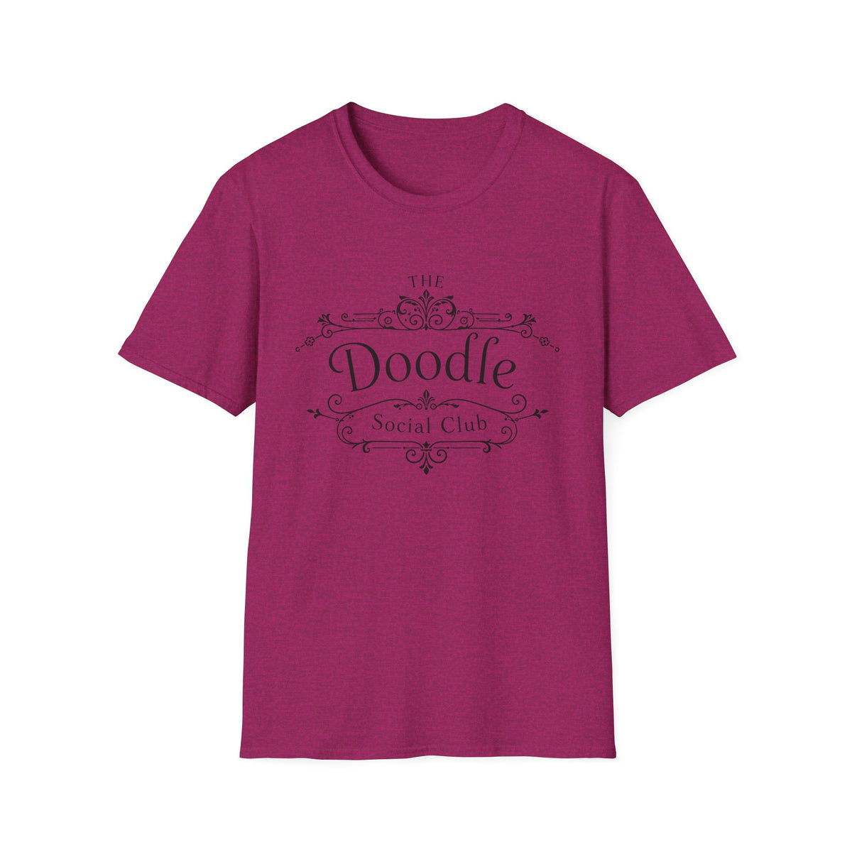 The Doodle Social Club T-Shirt – Funny Doodle Mom Graphic Tee – Exclusive Dog Lover Club Shirt