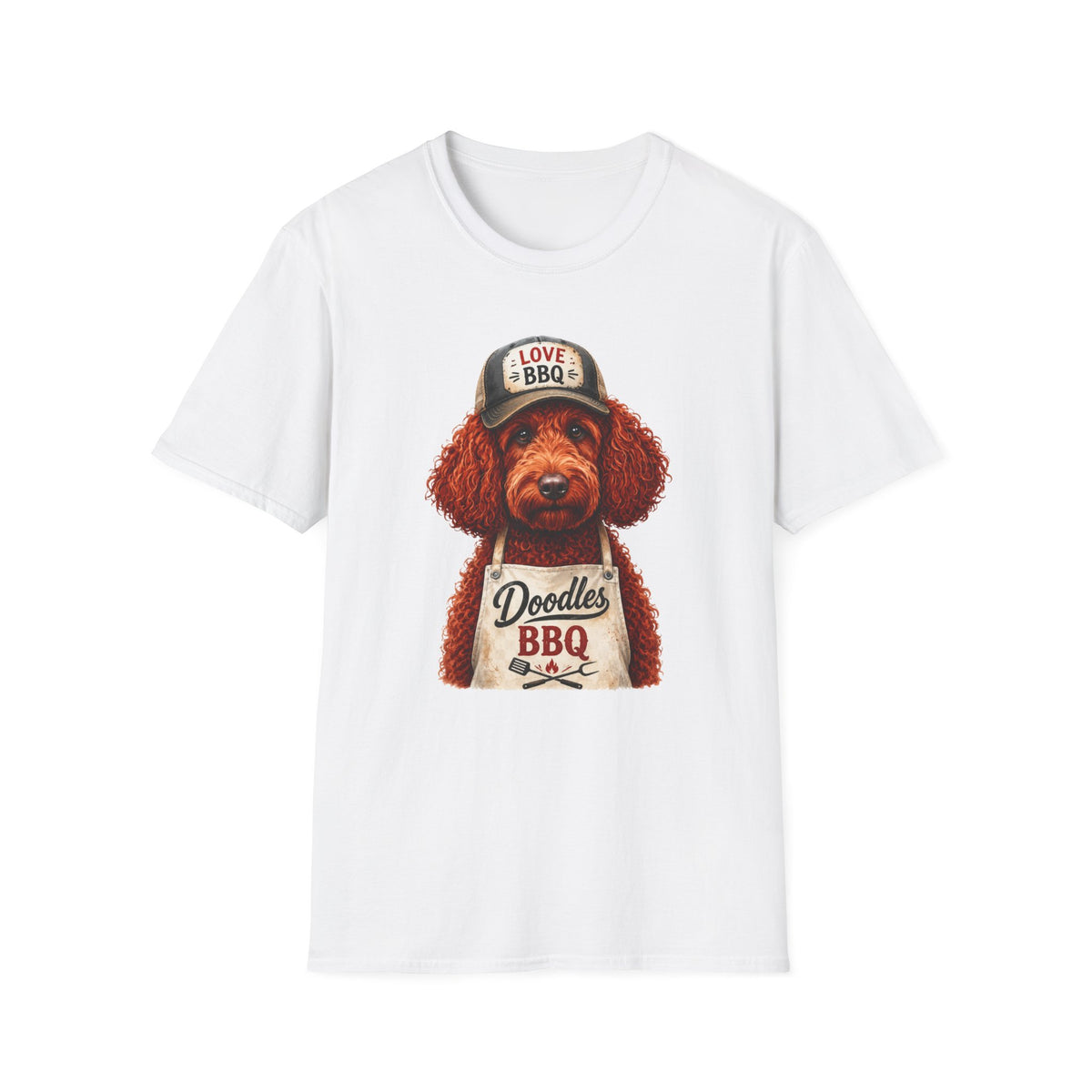 Doodle Dads BBQ Lover T-Shirt - Humor and laid back style.