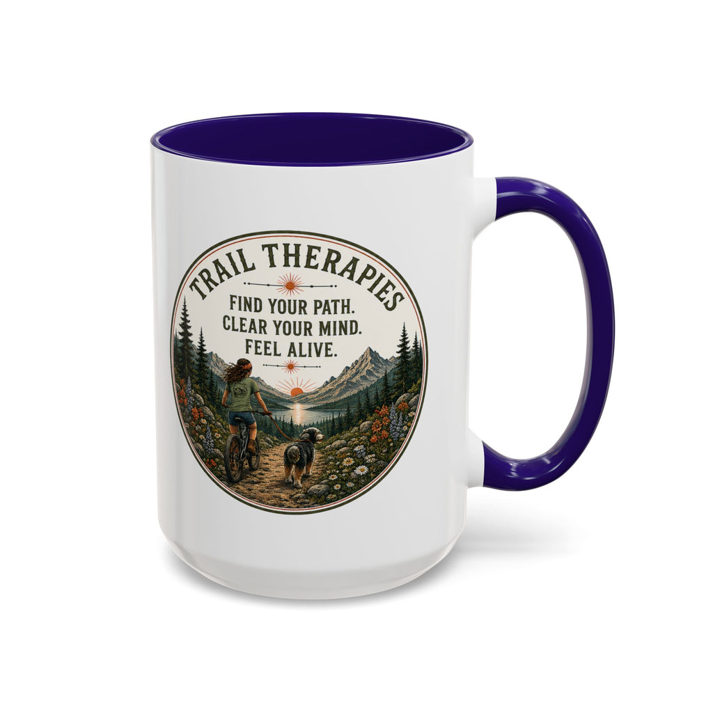 Hiking Trails Therapy Mug - Select 11 oz or 15 oz