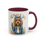 Peace Pup Hippie Mug — Select 11 oz or 15 oz