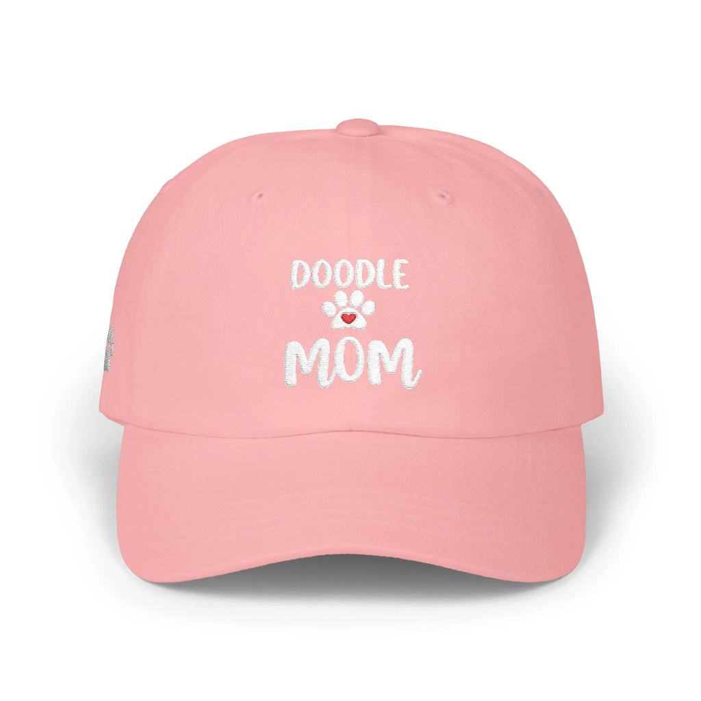 Doodle Mom Embroidered Baseball Cap Printify
