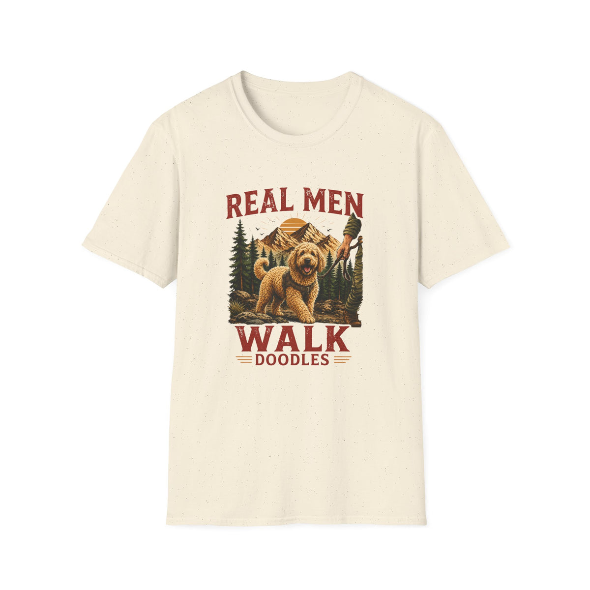 Real Men Walk Doodles T-Shirt