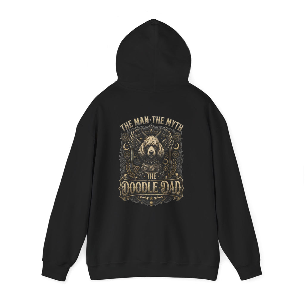 The Man The Myth The Doodle Dad - A vintage inspired retro hoodie