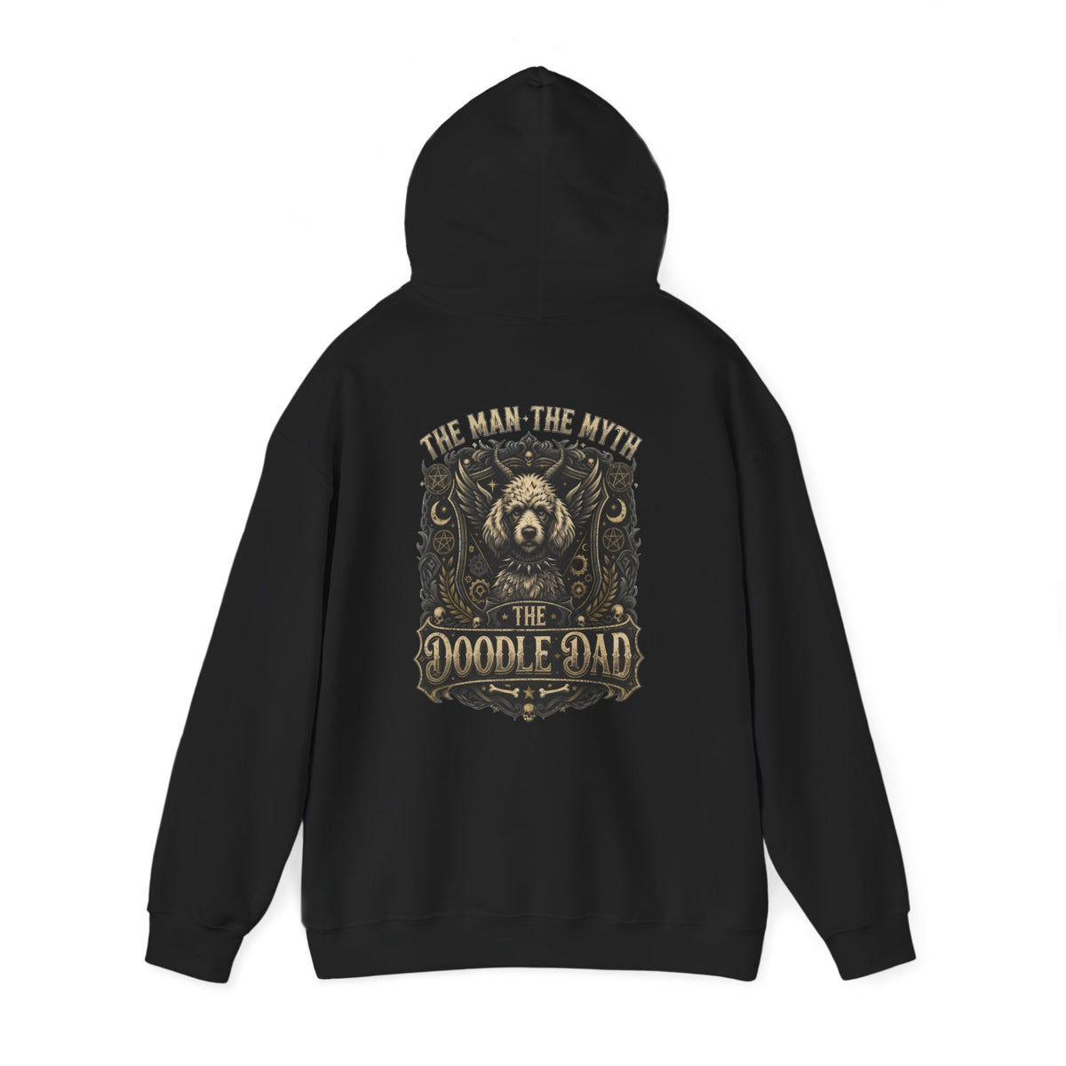 The Man The Myth The Doodle Dad - A vintage inspired retro hoodie