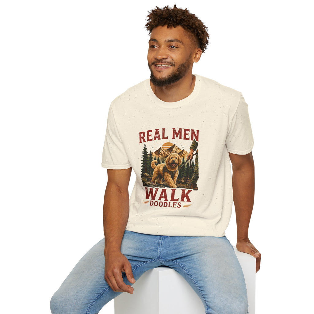 Real Men Walk Doodles T-Shirt