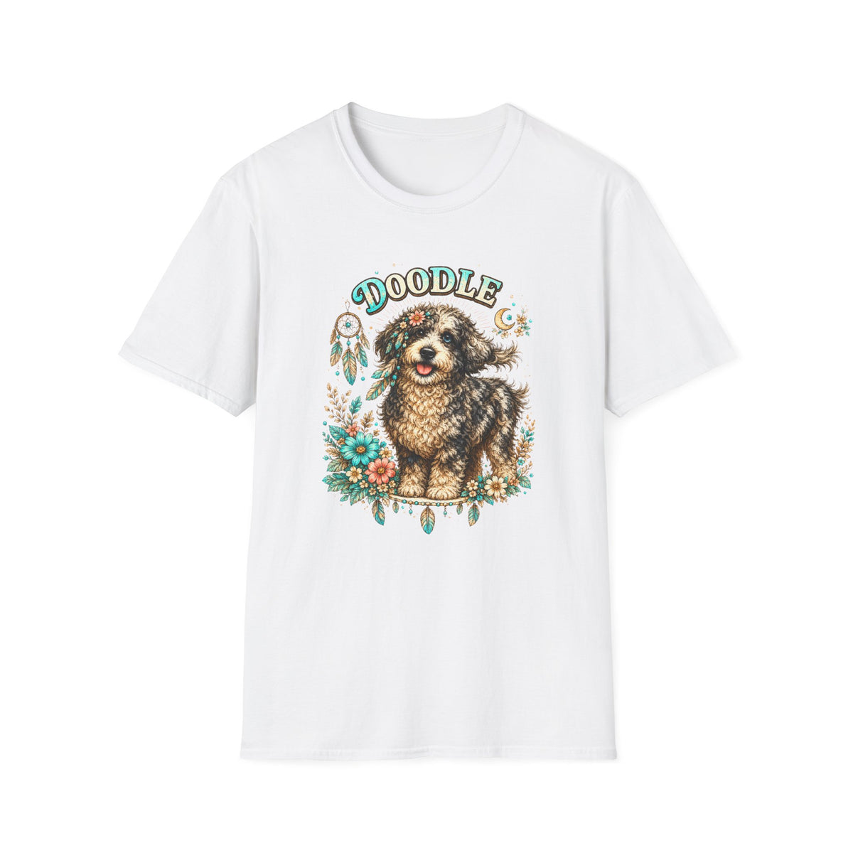 Bohemian Dog Lover T-Shirt - Celebrate your love for your favorite doodle.