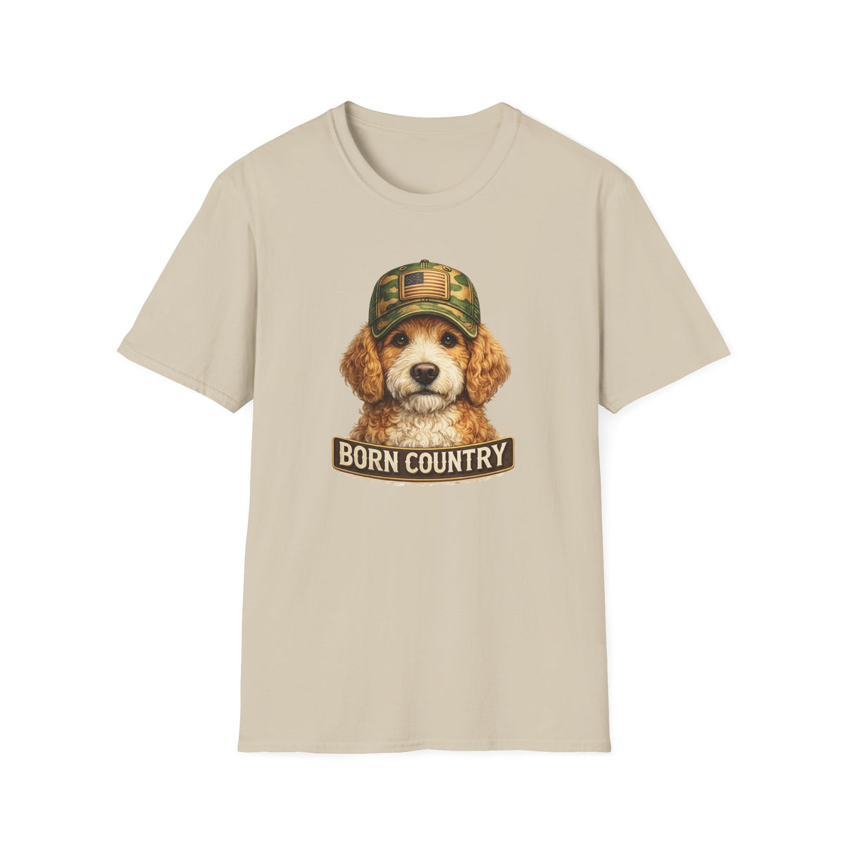 Born Country Doodle T-Shirt — Country isn’t a lifestyle. It’s who you are.