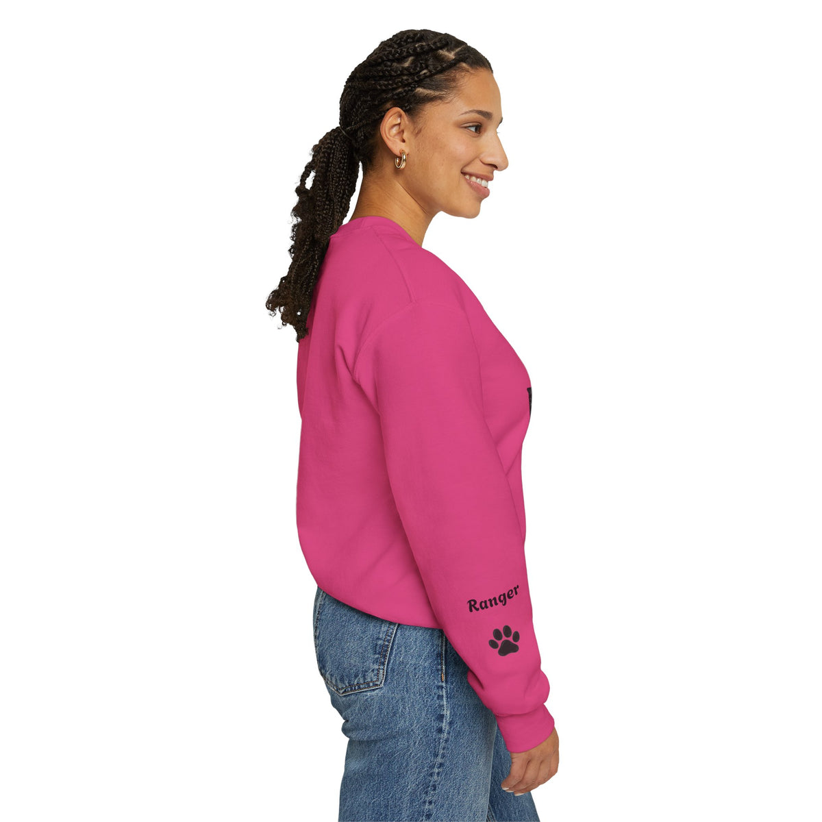 Personalized  - Walking My Doodle Can’t Go Sweatshirt - Add Your Dogs Name to the Sleeve!