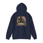 Renegade Doodle Mans Hoodie - Two wheels, four paws, and no road too far.