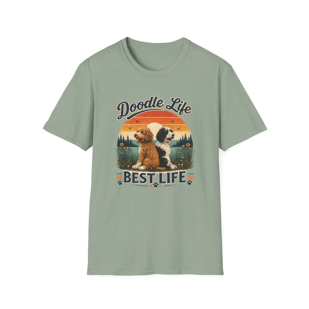 Doodle Life Best Life Shirt - Goldendoodle Mom T-Shirt -  Labradoodle Gift Tee - Doodle Dog Lover Sweatshirt - Dog Mom Gift - Cute Doodle Tee
