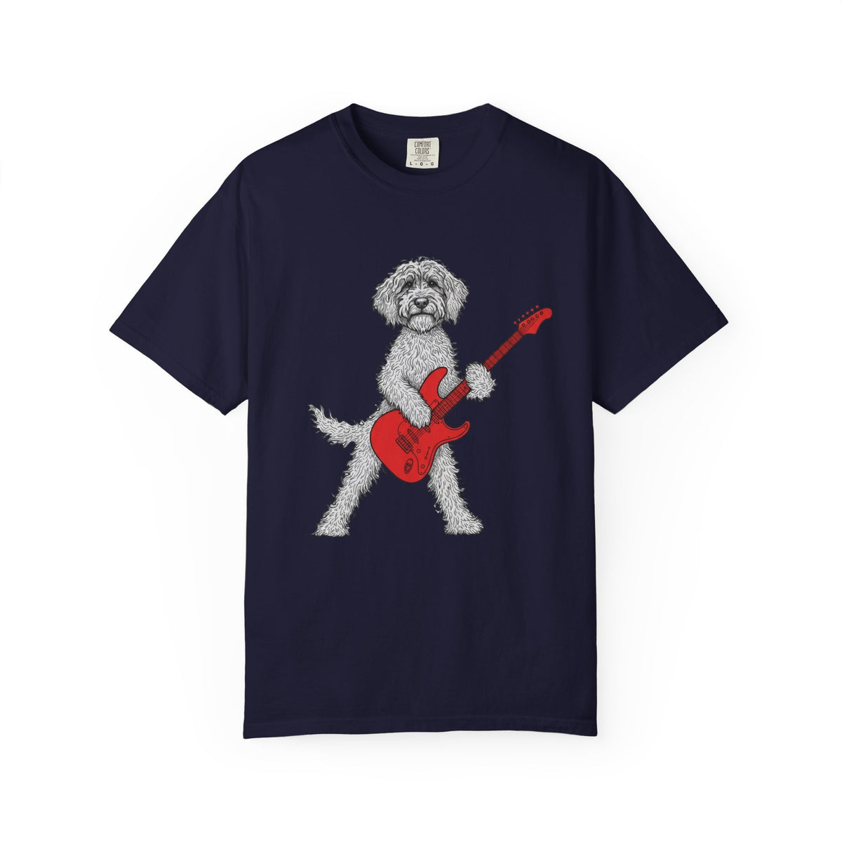 Black Doodle T-Shirt - Turn it up. Play it loud.