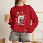 I'm Just a Girl Who Loves  Her Martian Sweatshirt - A bond between a gal and her favorite dog