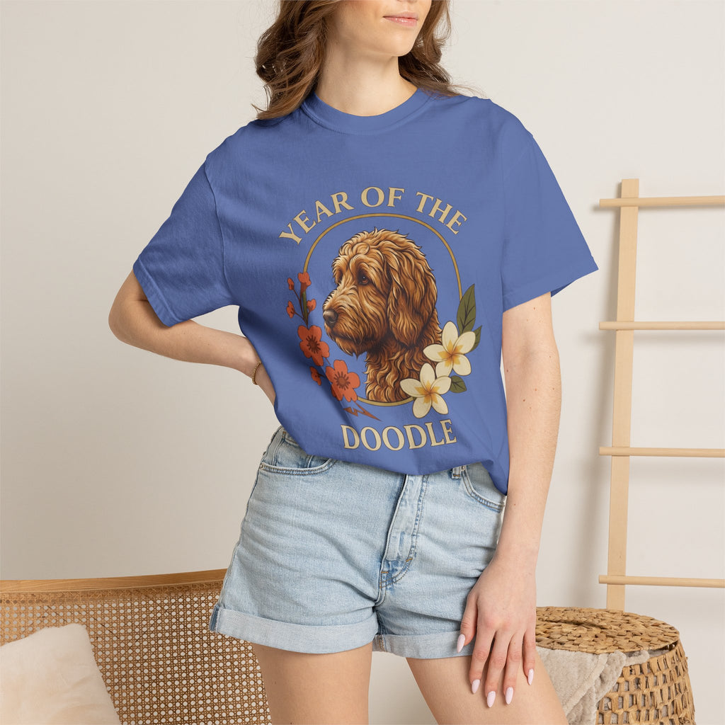 Year of the Doodle T-Shirt – Doodle Dog Mom Graphic Tee – Goldendoodle Lover Shirt