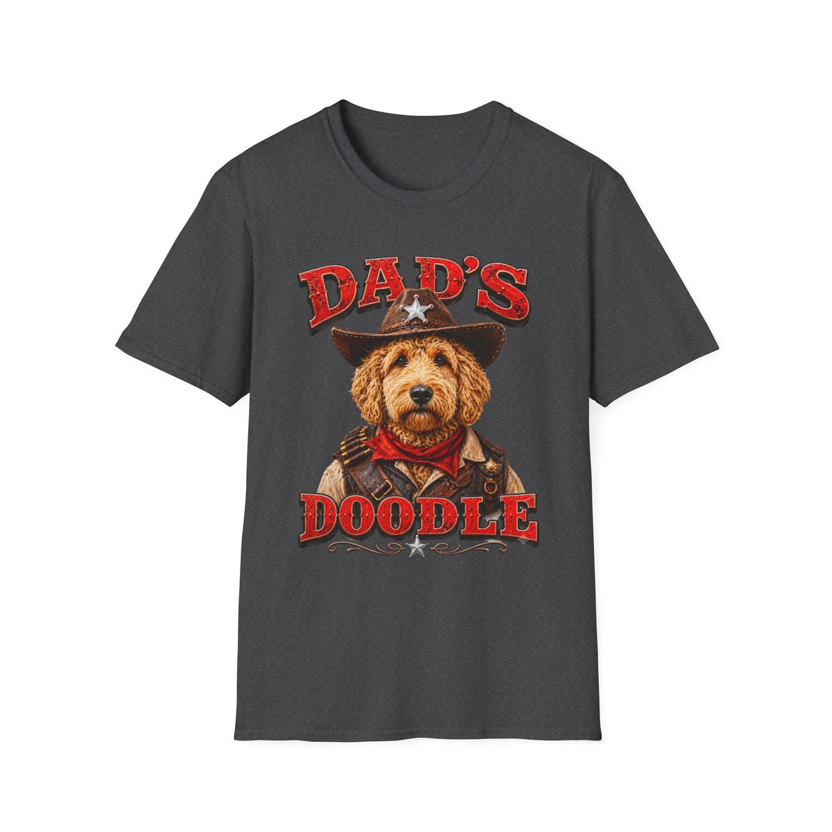 Doodle Sheriff T-Shirt - Cowboy Humor for dad.