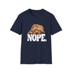 Nope Dog T-Shirt —Sometimes there’s only one appropriate response NOPE