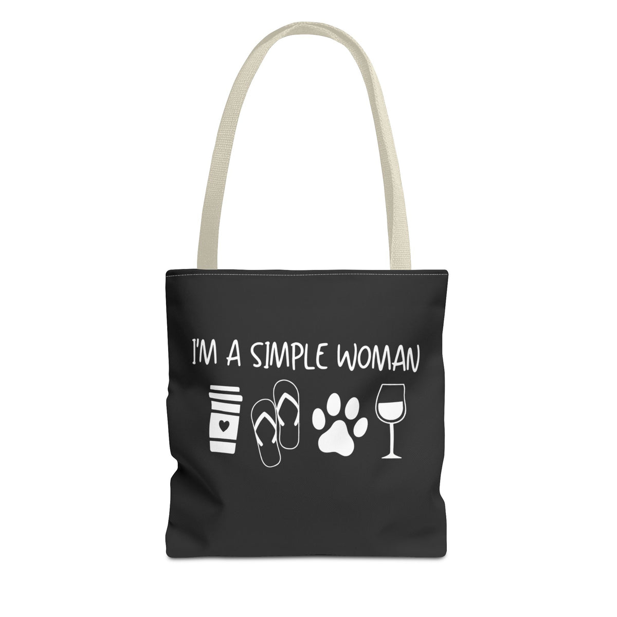 Doodle Dog Gift - I’m a Simple Woman Tote Bag  - Funny Labradoodle - Berendoodle - Sheepadoodle Tote