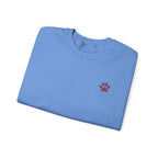 Doodle Mom - Doodles Make Everything Better Purple Heart Sweatshirt - Life’s better with paws, love, and a little retro groove.