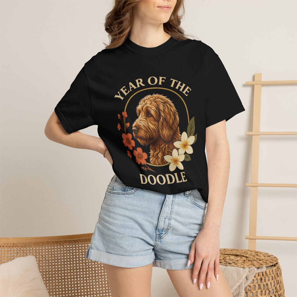 Year of the Doodle T-Shirt – Doodle Dog Mom Graphic Tee – Goldendoodle Lover Shirt