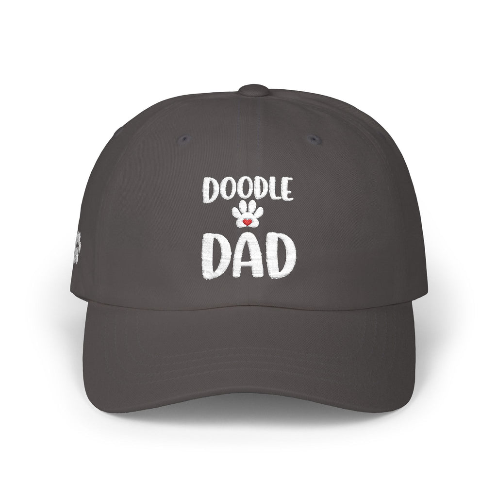 Mens - Doodle Dad Embroidered Baseball Cap, Dog Dad Hat With Paw Print, Goldendoodle Dad Gift, Adjustable Doodle Lover Hat