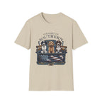 Southern Dogs T-Shirt — Where the road is open and the dogs ride along.