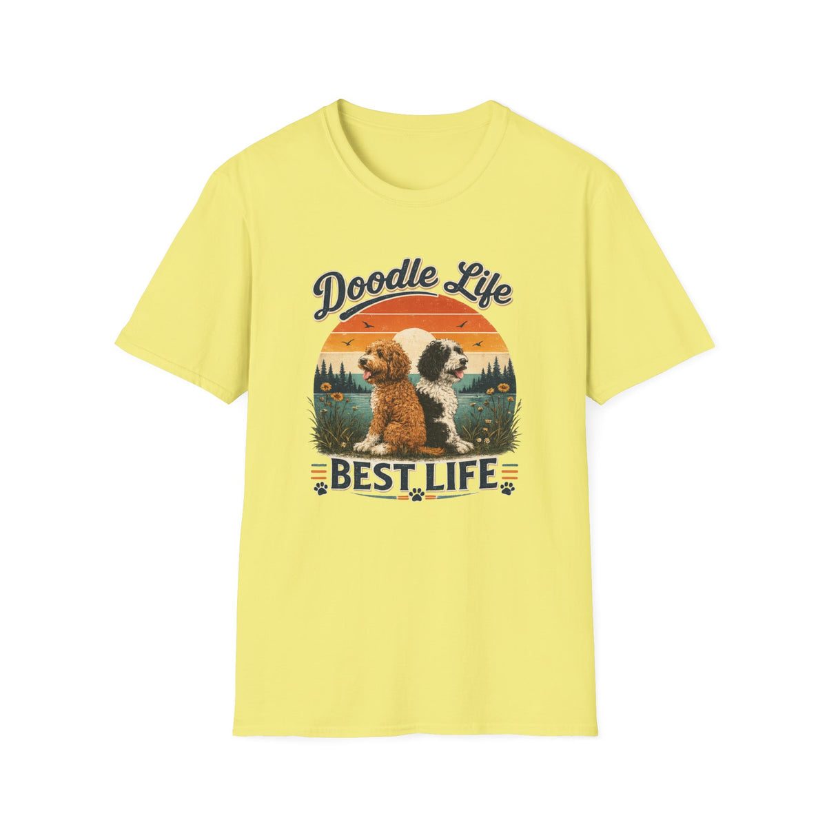 Doodle Life Best Life Shirt - Goldendoodle Mom T-Shirt -  Labradoodle Gift Tee - Doodle Dog Lover Sweatshirt - Dog Mom Gift - Cute Doodle Tee