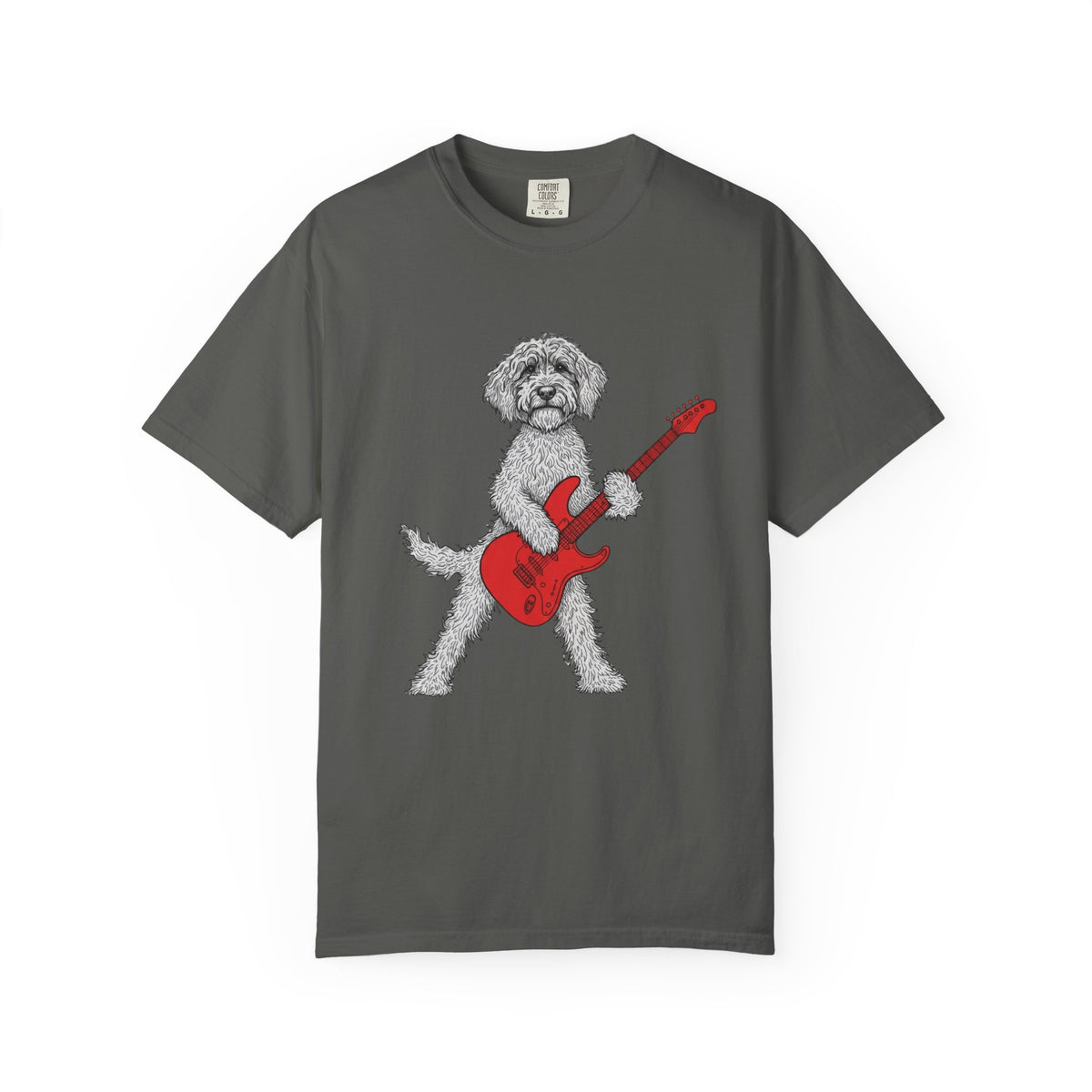 Black Doodle T-Shirt - Turn it up. Play it loud.