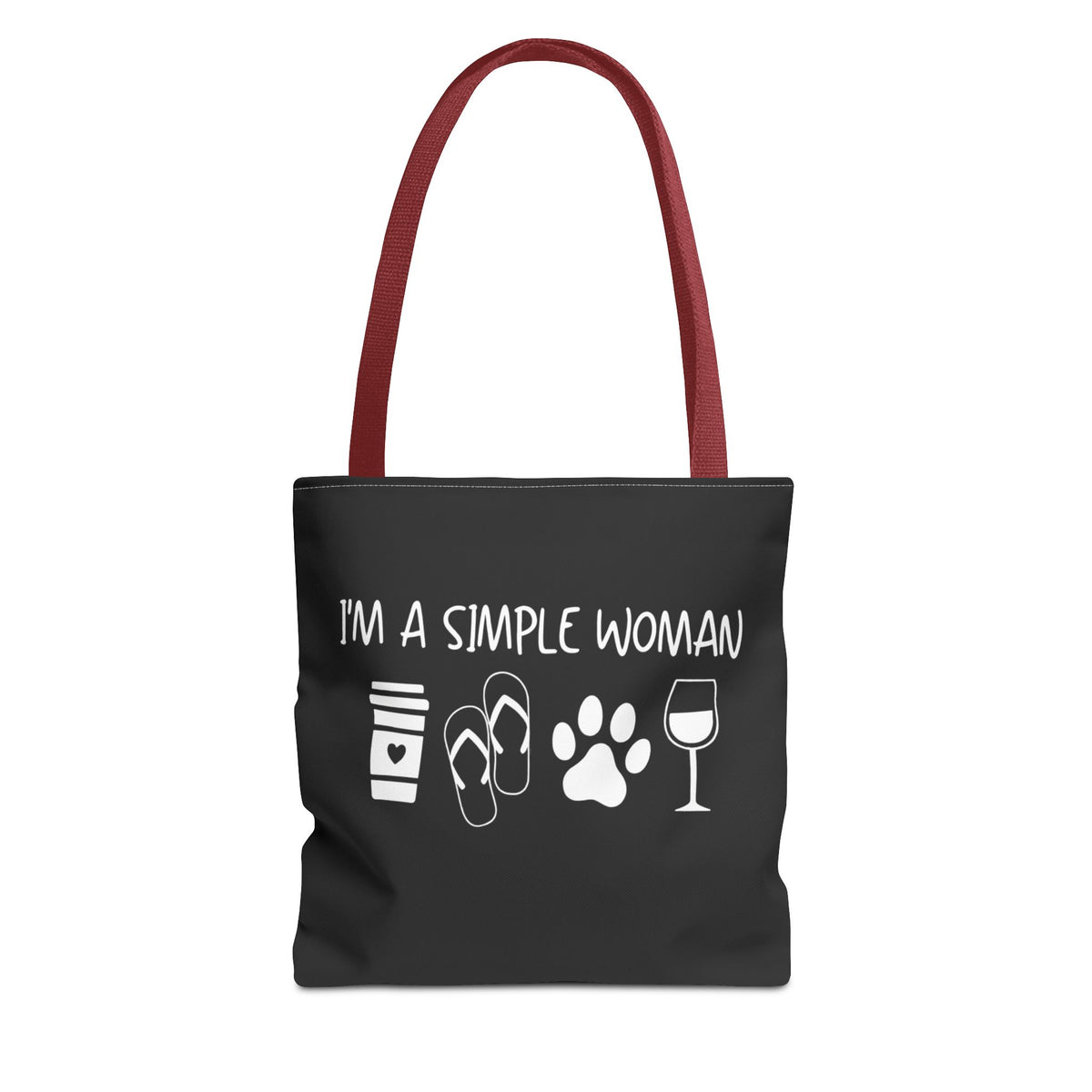 Doodle Dog Gift - I’m a Simple Woman Tote Bag  - Funny Labradoodle - Berendoodle - Sheepadoodle Tote