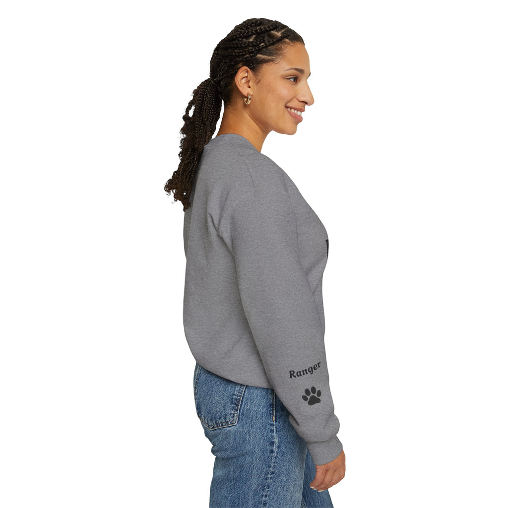 Personalized  - Walking My Doodle Can’t Go Sweatshirt - Add Your Dogs Name to the Sleeve!