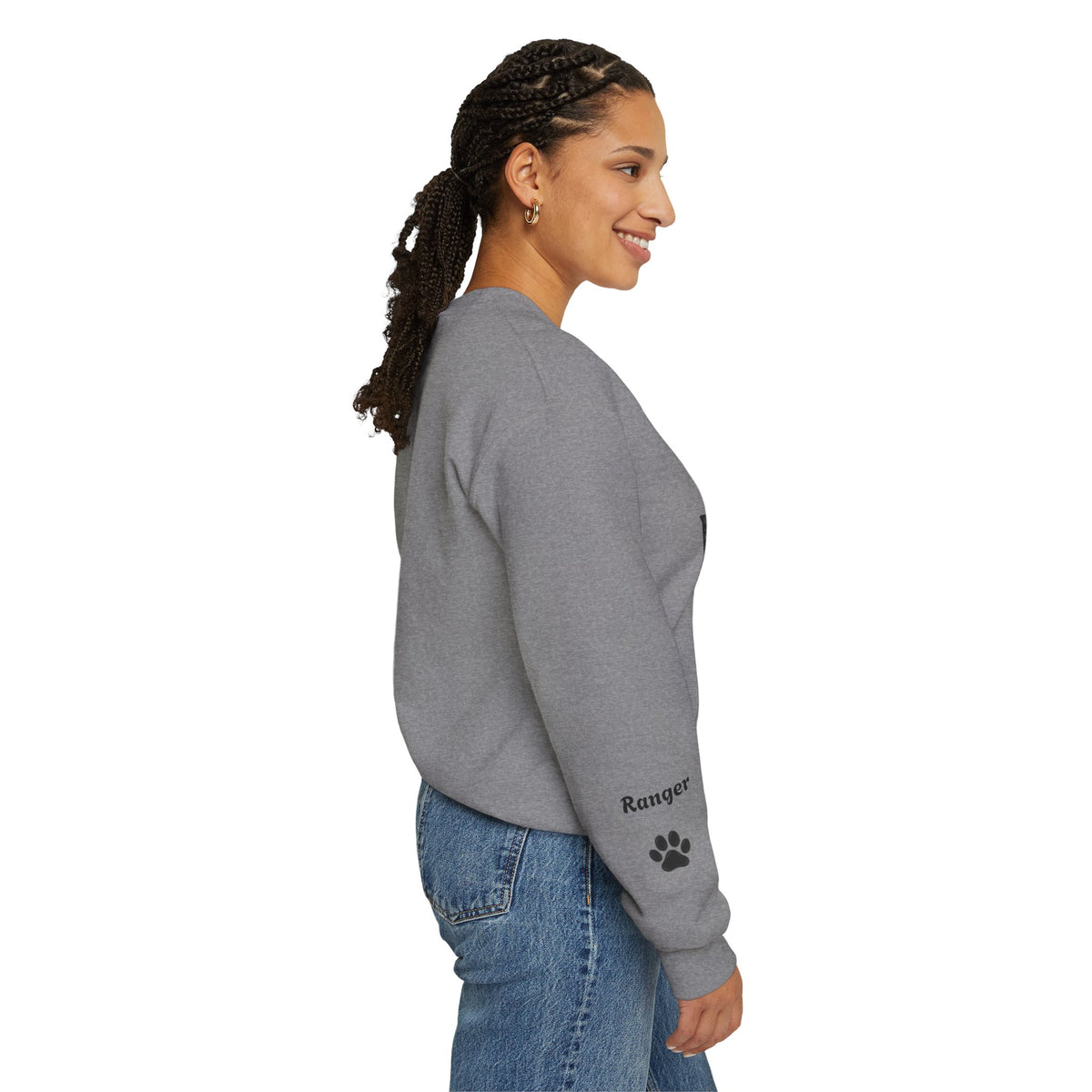 Personalized  - Walking My Doodle Can’t Go Sweatshirt - Add Your Dogs Name to the Sleeve!