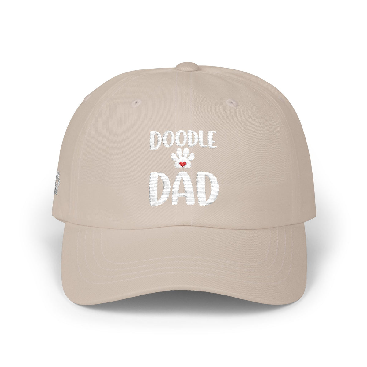 Mens - Doodle Dad Embroidered Baseball Cap, Dog Dad Hat With Paw Print, Goldendoodle Dad Gift, Adjustable Doodle Lover Hat