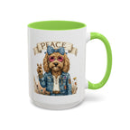 Peace Pup Hippie Mug — Select 11 oz or 15 oz