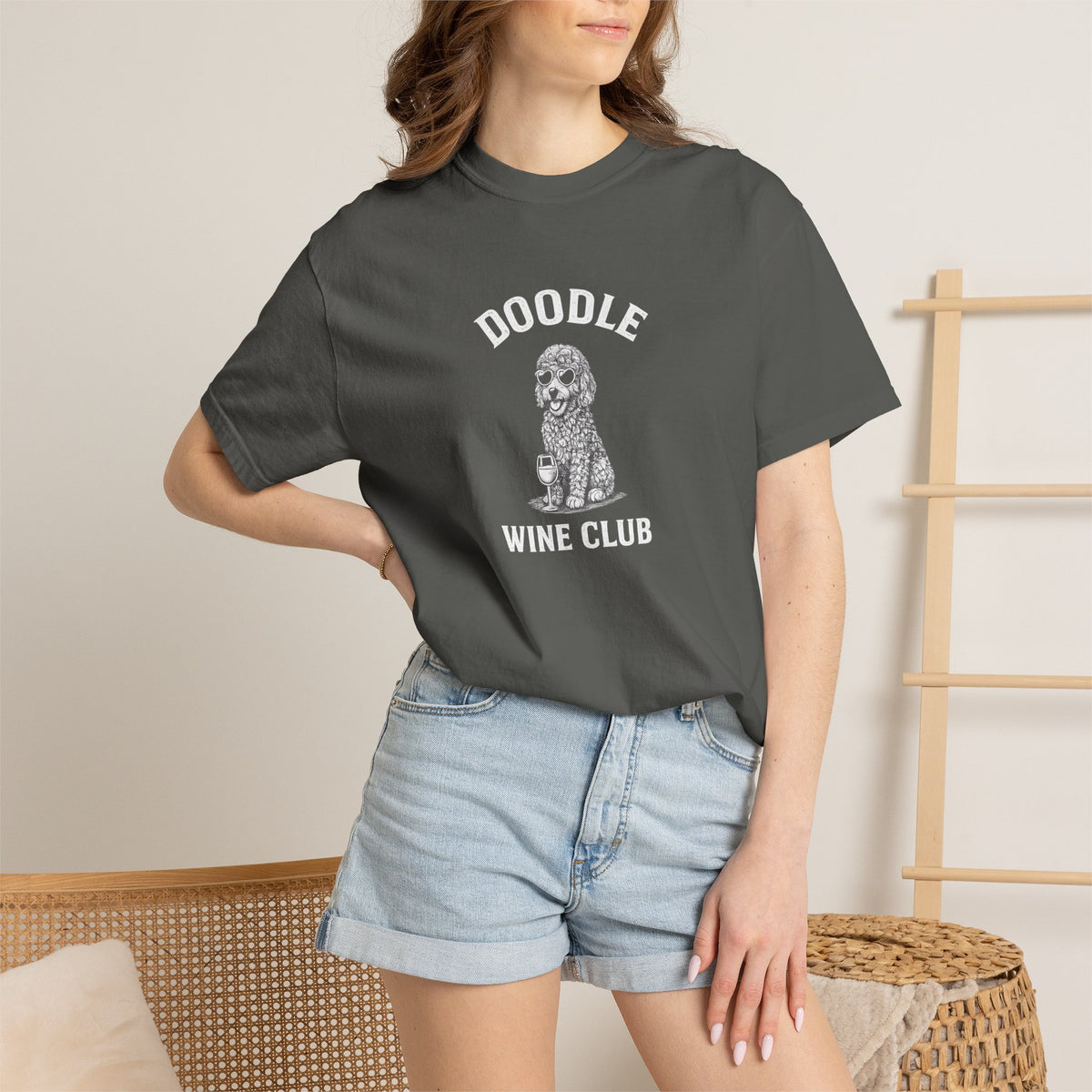 Doodle Wine Club T-Shirt - Funny Doodles & Wine