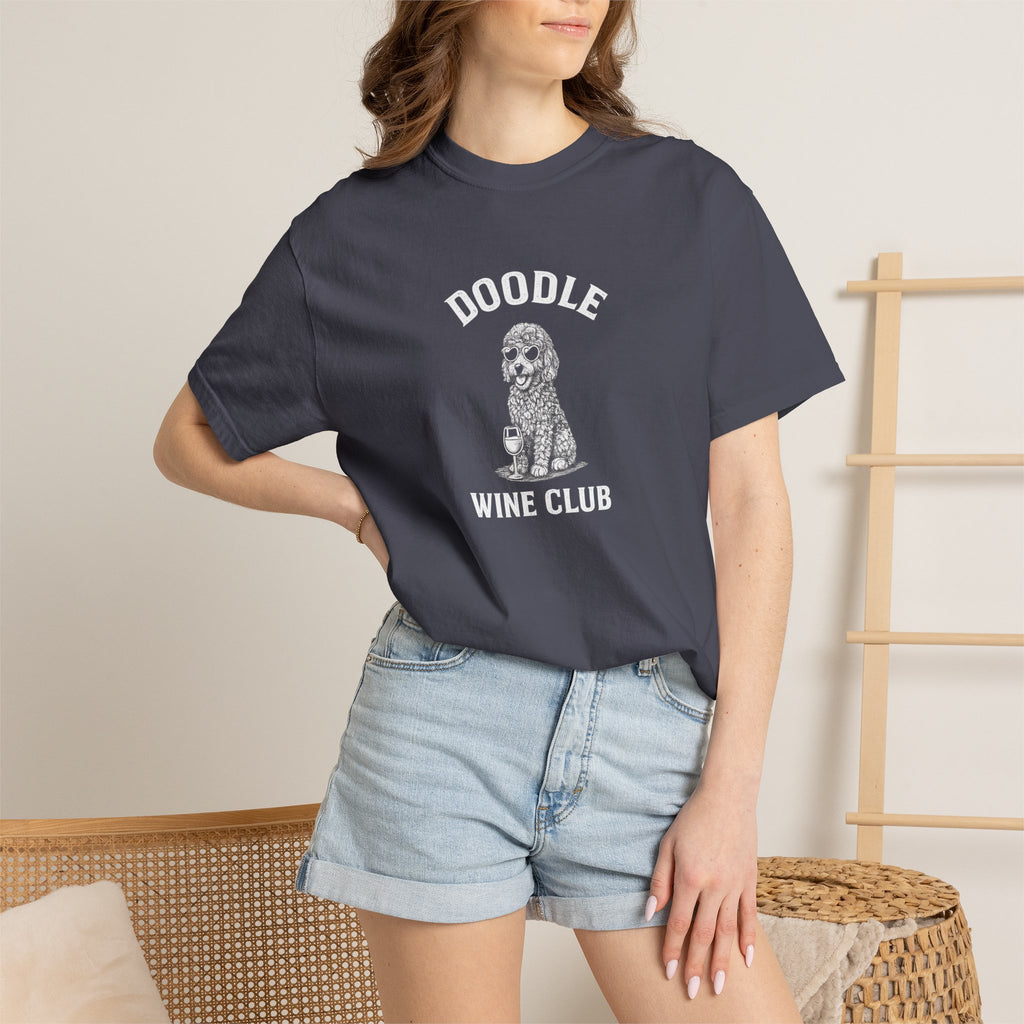 Doodle Wine Club T-Shirt - Funny Doodles & Wine